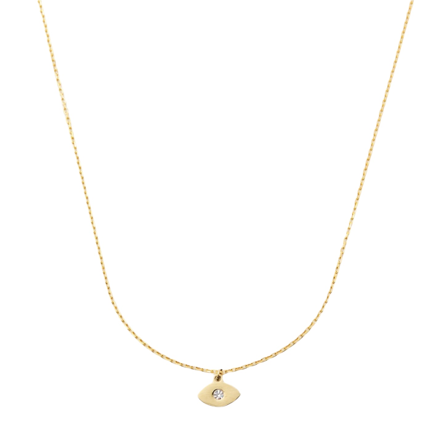 Golden Evil Eye Necklace