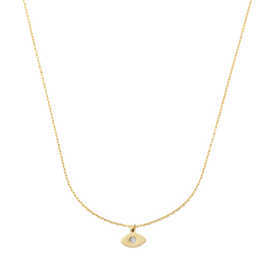 Golden Evil Eye Necklace