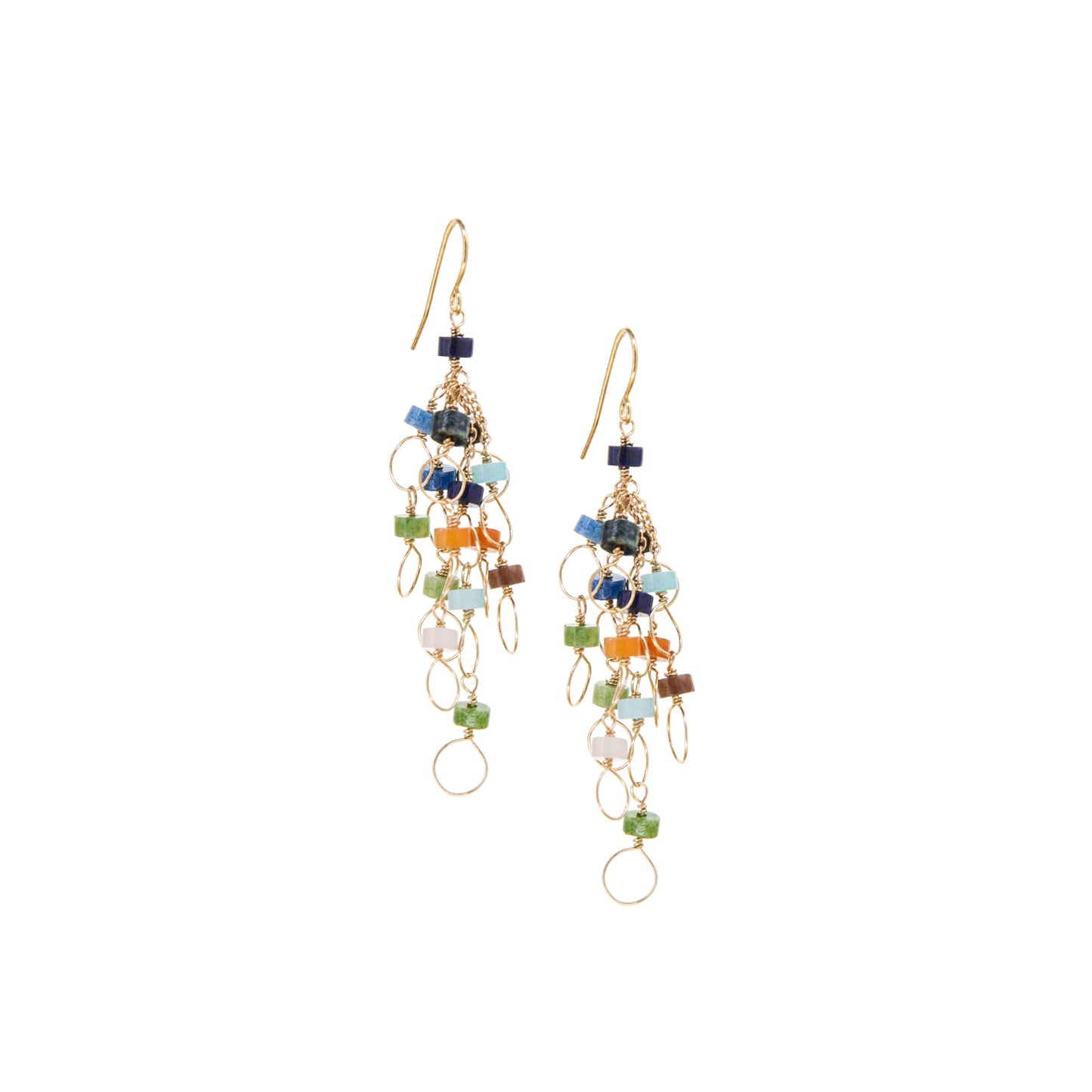 Rondelle Tassel Earring