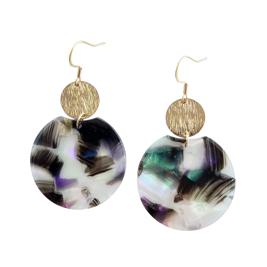 Zoey Earrings  In Midnight Opal