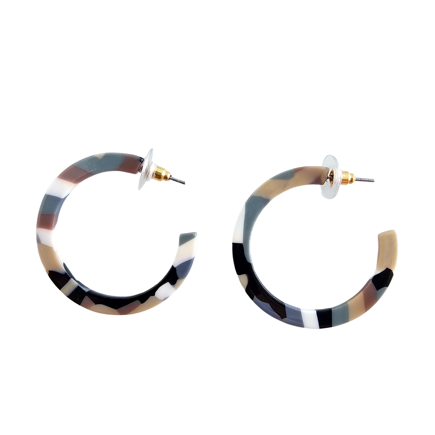 Camy Hoops In Fall Camouflage