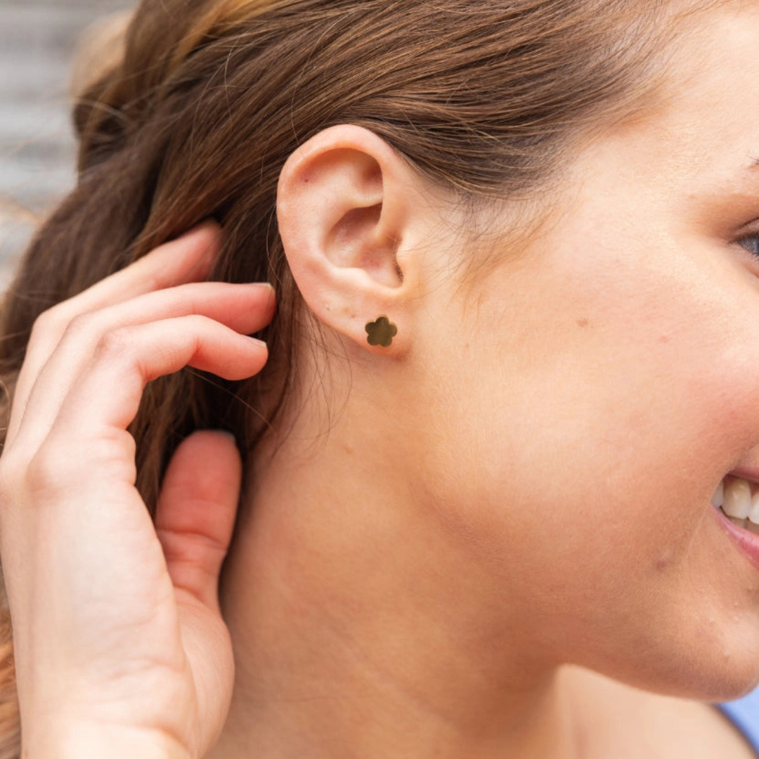 Luxe Flower Studs