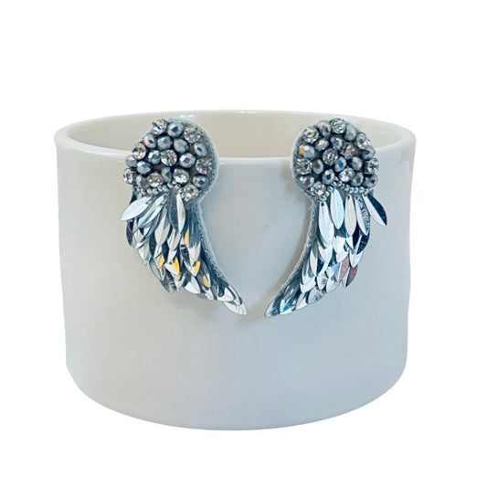 Angel Wings Statement Earring