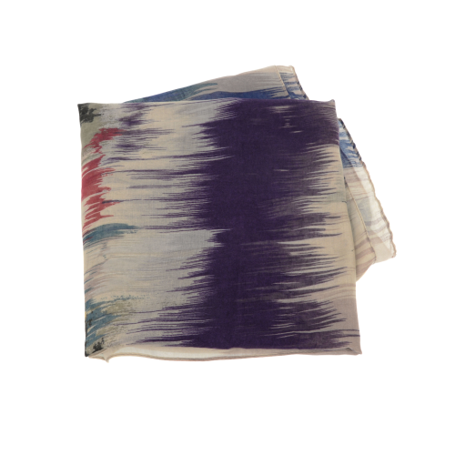 Blurred Ikat Scarf