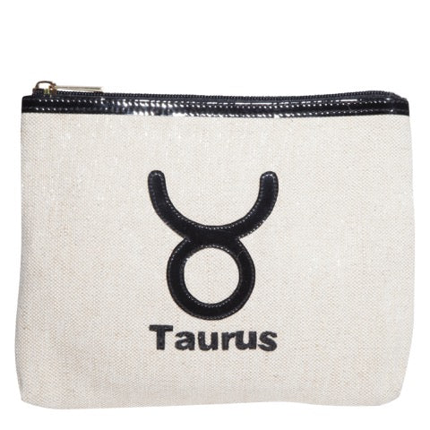 Canvas Zodiac Alice Cosmetic Bag