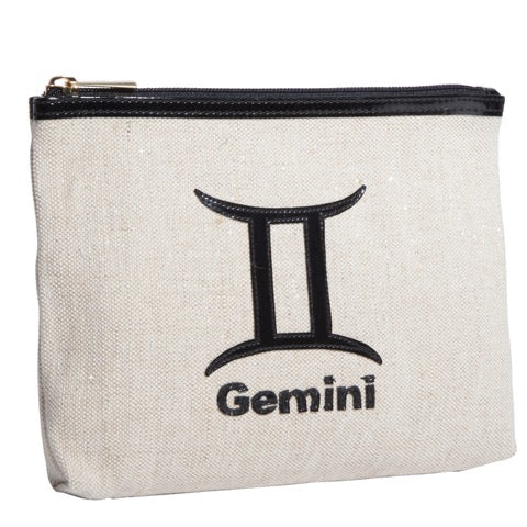 Canvas Zodiac Alice Cosmetic Bag