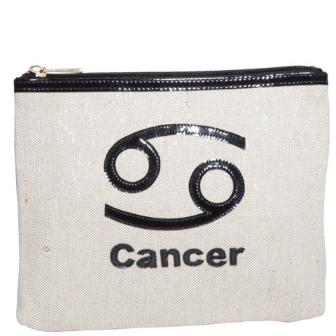 Canvas Zodiac Alice Cosmetic Bag